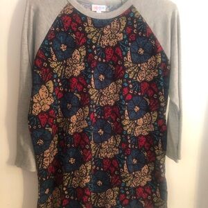 LuLaRoe Multicolor Patterned Top